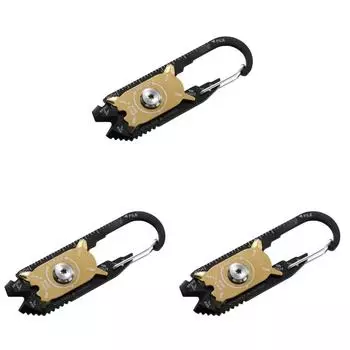 20 в 1 стальной гаечный ключ отвертка брелок портативный небольшой инструмент для использования на открытом воздухе