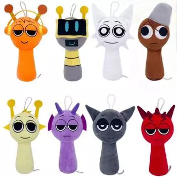 20 видов плюшевых игрушек Плюшевые куклы Игры Sprunki Мультяшные подушки Подарки на день рождения детям Мягкие куклы Рождественские подарки