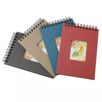 20 внутренних страниц горизонтальный альбом креативный новый стикер альбом своими руками набор альбомов сувенирная книга ручной работы мини фотоальбом красный