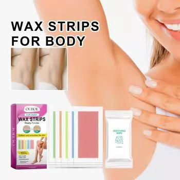 20 восковых полосок для удаления волос для летней депиляции, двухсторонняя бумага с холодным воском для ног, тела, лица, полезная 3 мл белый