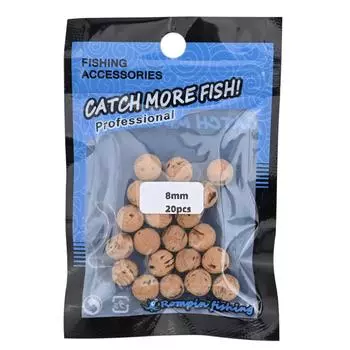 20 X Карповые рыболовные бойлы, приманки, пробковые шарики, всплывающие бойлы для оснасток Ronnie Hair 8mm