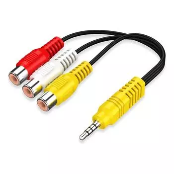 20cm 3.5mm Cable Stereo 3.5mm to Cable Durale RCA Cable for High-Performance