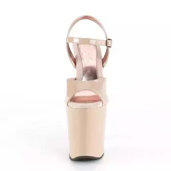 20Cm apricot thin heel waterproof table high heels sandals/high heels 34 абрикосовый