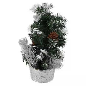 20cm Artificial Table Mini Christmas Tree Festival Miniature Table Christmas Tree Home Decoration Navidad Ornament Xmas GiftS синий
