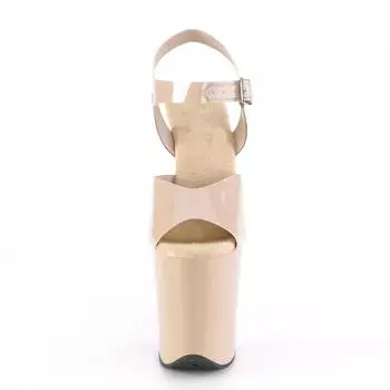 20Cm camel waterproof table high heels buckle sandals/high heels 34 верблюд