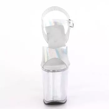 20Cm colored scratches waterproof table high heels sandals/high heels 34 белый
