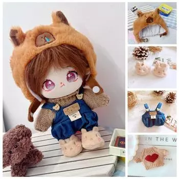 20cm Cotton Doll Clothes Head Cover No Attributes Dolls Clothes Develop Hands-on Ability Sweater