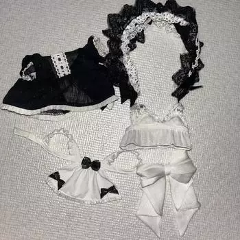 20cm Doll Victorian Maid Costume