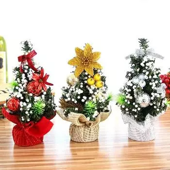 20Cm Merry Christmas Tree Office Home Bedroom Doll Gift Children Desk Decoration 20cm красный