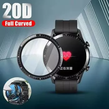 20D мягкое стекло для Huawei Watch GT 3 2 GT3 GT2 Pro 46 мм 42 мм бегунок защитная пленка для экрана аксессуары для смарт-часов 1PCS