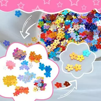 20g(1200pcs)/Упаковка 7 мм плоские ПВХ блестки свадебные конфетти DIY швейные украшения украшения для вечеринки аксессуары One Size красный