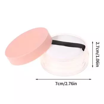 20 г пустая коробка для пуховки на воздушной подушке с просеивателем для пудры или эластичной сеткой портативный контейнер для макияжа для рассыпчатой пудры as the picture