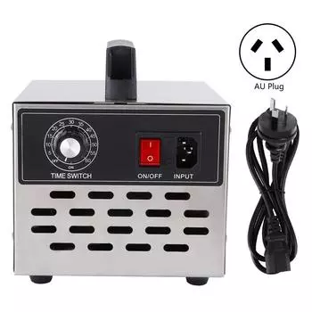 20g Timing Switch Stainless Steel Household Ozone Generator Machine Air Purifier OzonizerAU Plug