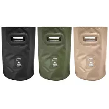 20л складное ведро для воды складной контейнер для воды портативное оборудование для умывальника чёрный