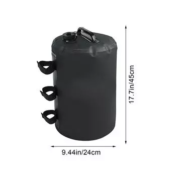 20л тент мешок для воды утяжелитель для палатки на открытом воздухе мешок для песка тент утяжелитель для мешка с песком ветрозащитный фиксированный мешок с песком аксессуары для палатки чёрный