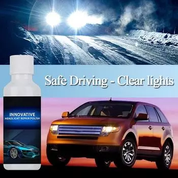 20ML Car Light Repair Agent Headlight Renewal Polish Car Repair Fluid Refurbished Car Headlight Repair Kit Anti-scratch Liquid