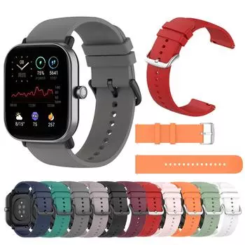 20MM ремешок для часов ремешки для Xiaomi Huami Amazfit GTS 2 Mini GTS 2e спортивные браслеты для Polar Ignite браслеты для Garmin venu sq 20mm Universal