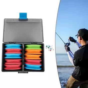 20pc EVA Foam Spools Carp Fishing Rig Winders Line Leader With Pins Wire Board Winding Line Board Hook Rig Storage Box Packed