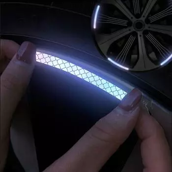 20 шт. 3D наклейки для автомобильных колес, предупреждающие наклейки для шин, светоотражающие наклейки для декора автомобильных колес, универсальные аксессуары для внешнего стайлинга автомобиля