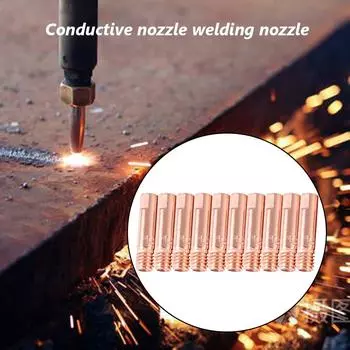 - 20 шт. контактных наконечников сопла для сварки MIG, держатель разъема диффузора газа (1.2)