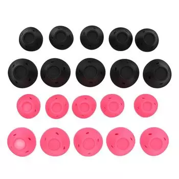 20pcs Mushroom Hair Curler Soft Silicone Different Size Sleeping Hair Styling Roller for Women Pink