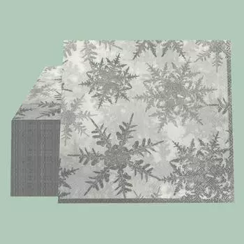 20 шт./упак. 2-слойные бумажные салфетки для украшения вечеринок в рождественскую серию