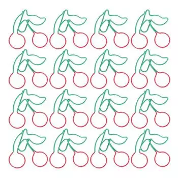 20Pcs Paper Clips Bookmarks Planner Clip Fruit Shaped 2Color Pin Office Supplies School Gifts