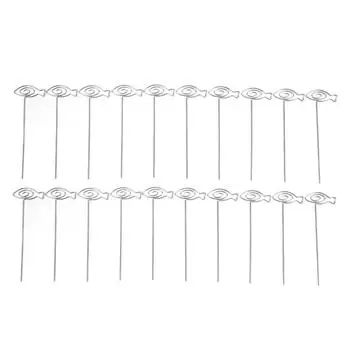 20Pcs Place Card Holder Unique Design Durable Premium Metal Anti Oxidation Wide Application Name