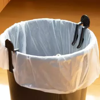 20Pcs Practical Plastic Garbage Bag Clip Fixed Waste Bin Bag Holder Rubbish Clip Trash Can Clamp Kitchen Bathroom Gadgets AVE 20PCS