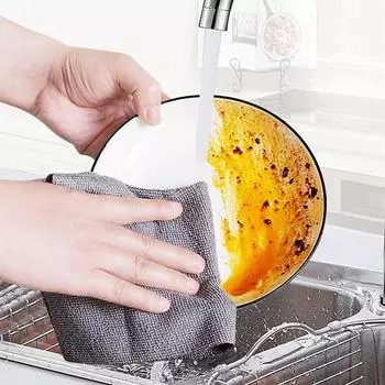 20PCS/Roll Reusable Microfiber Towel Replacement Household Kitchen Kitchen Cleaning Dishcloth Home Cleaning Towels 20pcs