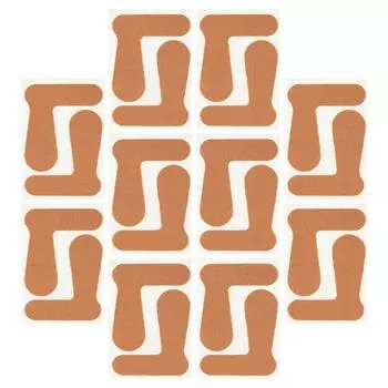 20pcs Toe thotics Bunion Elastic Thumb Supports Cloth Patch Skin Color Reusable AdhesiveToe Supply