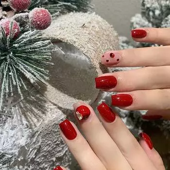 20Pcs Year S Red Apple 3D Nail Charms Resin Mini Kawaii Nail Art Accessories Manicure Diy Cute Nails Decoration