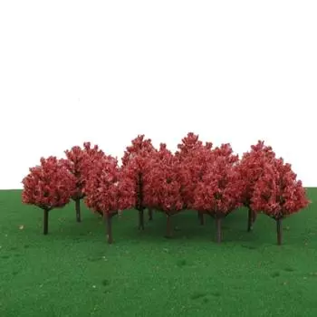 20шт 1:150 кипарисов, модельные деревья, масштабный макет, поезд, железная дорога, здание, диорама, пейзаж
