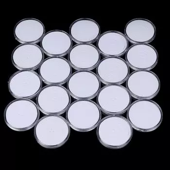 20шт 46 мм пластиковый держатель для монет капсула чехол для хранения коллекции дисплей контейнер