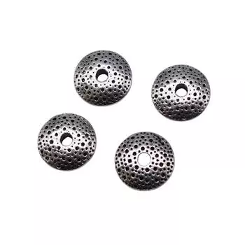 20шт Бусины-разделители, подвески, бусины античное серебро, цвет цинкового сплава, 10х3 мм