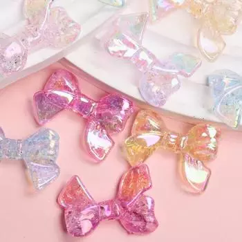 20шт бусины с расколотым эффектом DIY ювелирные аксессуары бантом модные яркие