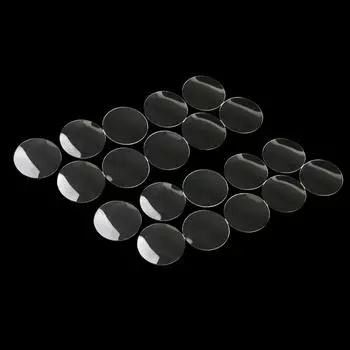 20шт. Двойные выпуклые часы диаметром 3,3 см.