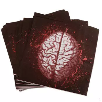 20шт одноразовые кровавые салфетки для Хэллоуина, посуда