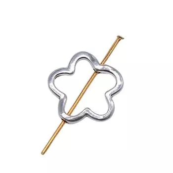 20шт полые бусины в форме цветка с маленькими отверстиями бусины античное серебро цвет цинковый сплав 16х16мм