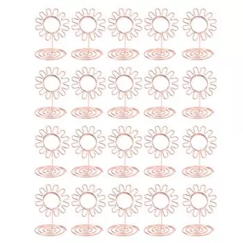 20шт проволочный держатель для фотографий на столе с позолоченной поверхностью многоразовый держатель для карточек на свадьбу розового золота