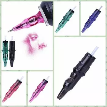 20шт шариковая игла татуировки шариковая ручка картридж для татуировки иглы татуировки машины чёрный