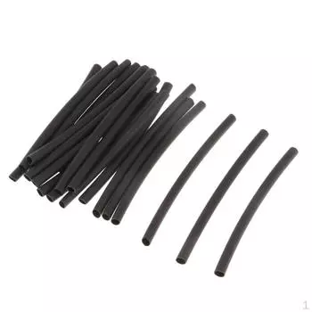 20шт термоусадочная трубка 2мм для карпа, щуки и - серая