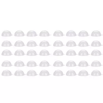 20шт заполняемые прозрачные пластиковые шары свадебные рождественские украшения украшения (10см)