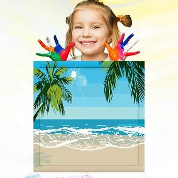 20x20 см картина маслом по номерам для детей детский рисунок ручная роспись хобби развитие дети обучение рисованию 20x20cm no Frame