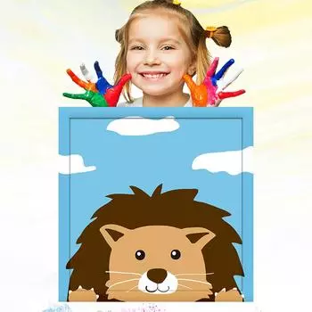 20x20 см развитие хобби детский рисунок ручная роспись дети обучение рисованию картина маслом по номерам для детей 20x20cm no Frame