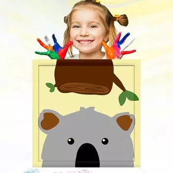 20x20 см Развитие хобби Обучение рисованию для детей Детский рисунок Ручная роспись маслом по номерам для детей 20x20cm no Frame