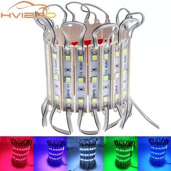 20X 5050 SMD 3LED модулей водонепроницаемые IP65 DC 12V свет белый зеленый красный синий теплый белый светодиодные фонари для объемных букв 20pcs белый
