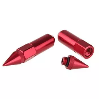 20x Алюминиевые накладные M12X1.25 Шипованные гайки-секретки Расширенные Тюнер 60мм Колеса / Диски