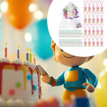 20x брелок для ключей в виде свиньи, сувениры для вечеринки, ответный подарок, обмен подарками, милый креатив с сумками и бирками для школы