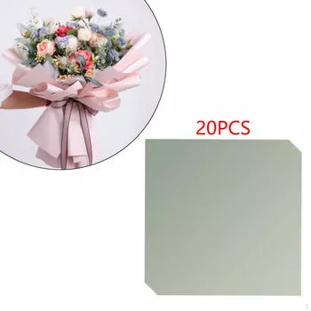 20x Бумага для упаковки букетов, цветочная упаковочная бумага, водонепроницаемые листы для цветов